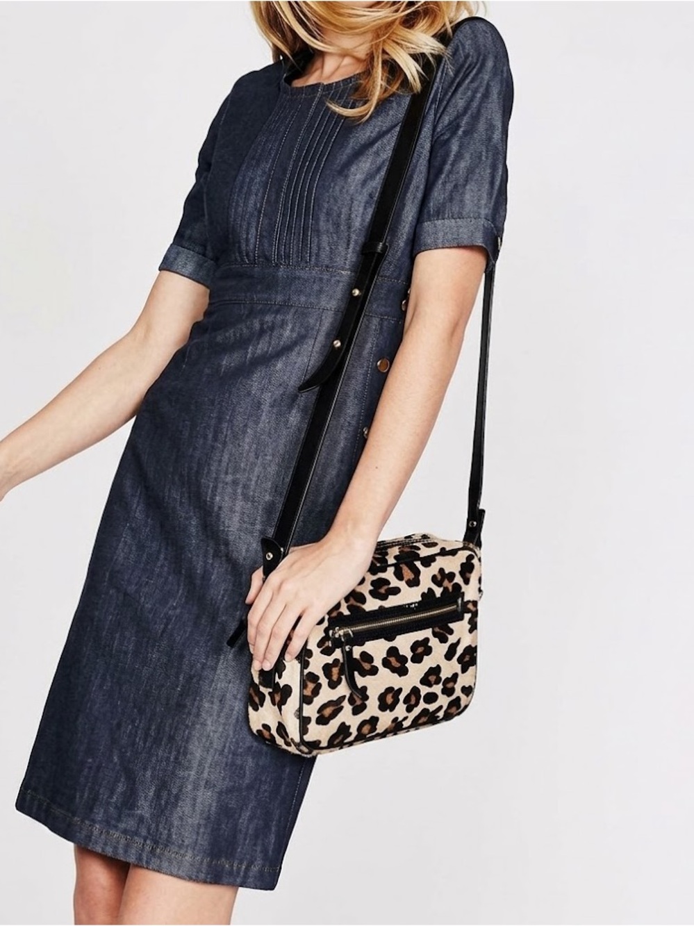 Boden Montmartre Denim Sheath Dress- Chambray